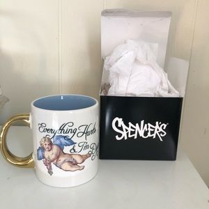 Oversized coffee mug from Spencer’s Gifts